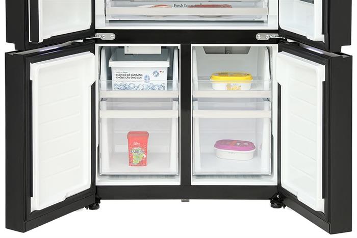 Tủ lạnh LG Inverter 617 lít Multi Door InstaView LFB61BLGAI Màu Đen