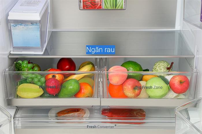 Tủ lạnh LG Inverter 617 lít Multi Door InstaView LFB61BLGAI Màu Đen