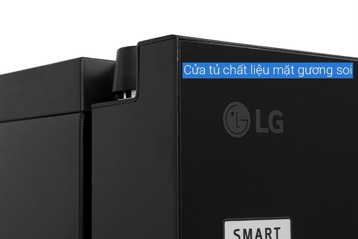 Tủ lạnh LG Inverter 617 lít Multi Door InstaView LFB61BLGAI Màu Đen