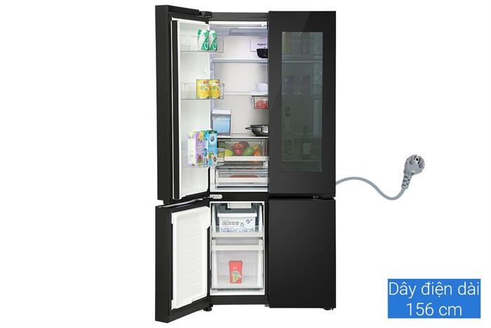 Tủ lạnh LG Inverter 617 lít Multi Door InstaView LFB61BLGAI Màu Đen