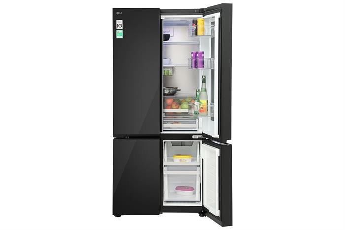Tủ lạnh LG Inverter 617 lít Multi Door InstaView LFB61BLGAI Màu Đen