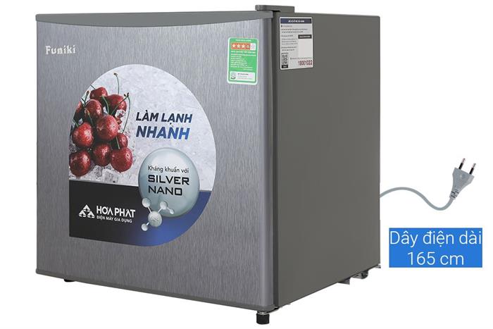 Tủ lạnh Funiki 46 lít FR-51CD Màu Ghi Đậm