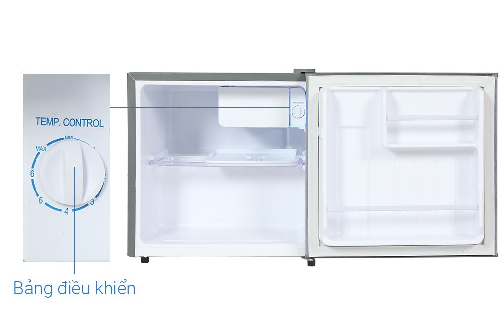 Tủ lạnh Funiki 46 lít FR-51CD Màu Ghi Đậm