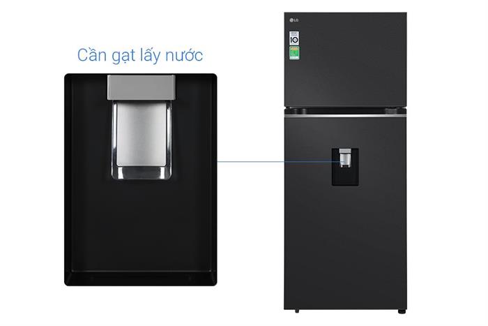 Tủ lạnh LG Inverter 374 lít LTD37BLM Màu Đen
