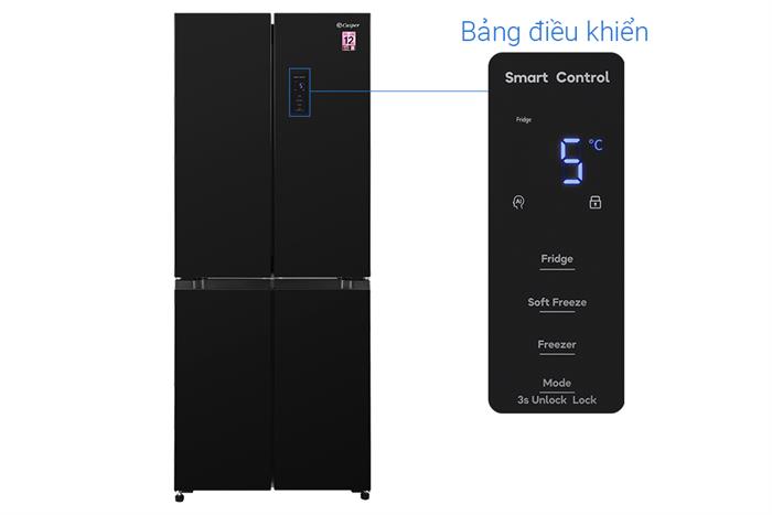 Tủ lạnh Casper Inverter 430 lít Multi Door RM-430PB Màu Đen