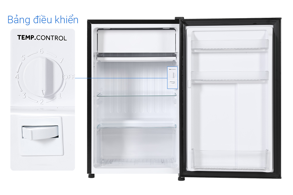 Tủ lạnh Aqua 90 lít AQR-D100FA(BS) Màu Đen