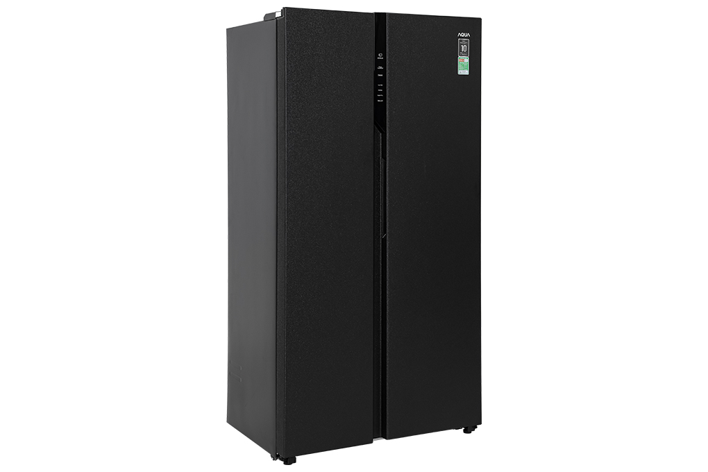 Tủ lạnh Aqua Inverter 550 lít Side By Side AQR-S612XA(CBC) Màu Đen