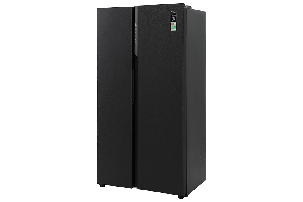 Tủ lạnh Aqua Inverter 550 lít Side By Side AQR-S612XA(CBC) Màu Đen