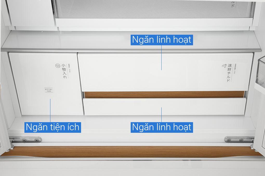 Tủ lạnh Toshiba Inverter 533 lít Japandi Multi Door GR-RF690WI-PGV(67) Màu Trắng
