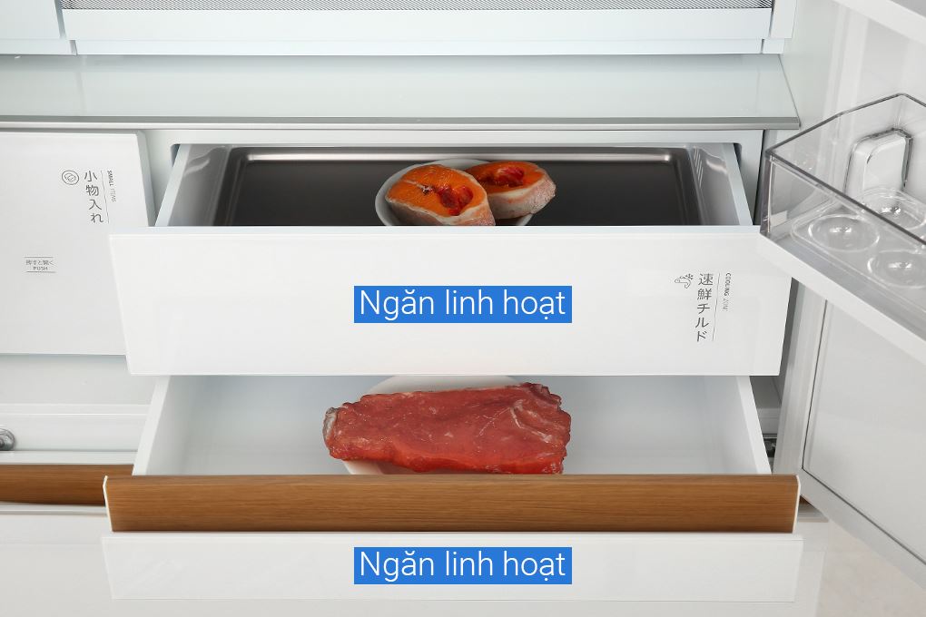 Tủ lạnh Toshiba Inverter 533 lít Japandi Multi Door GR-RF690WI-PGV(67) Màu Trắng