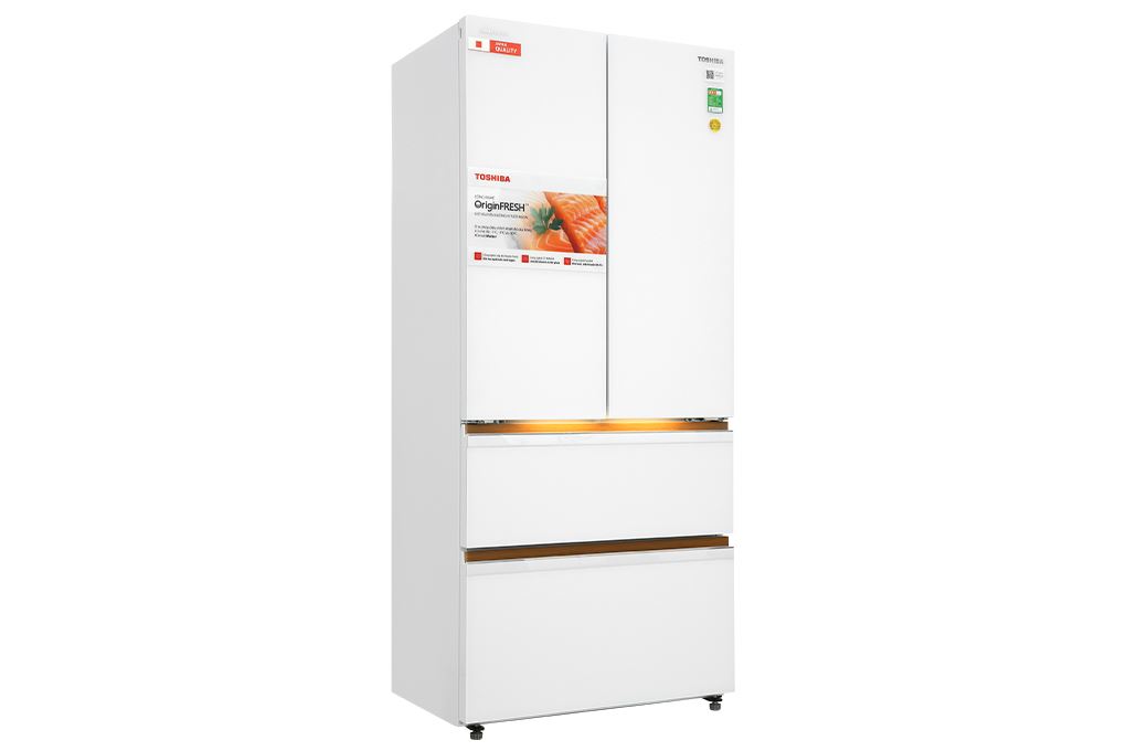 Tủ lạnh Toshiba Inverter 533 lít Japandi Multi Door GR-RF690WI-PGV(67) Màu Trắng