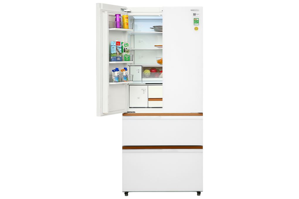 Tủ lạnh Toshiba Inverter 533 lít Japandi Multi Door GR-RF690WI-PGV(67) Màu Trắng