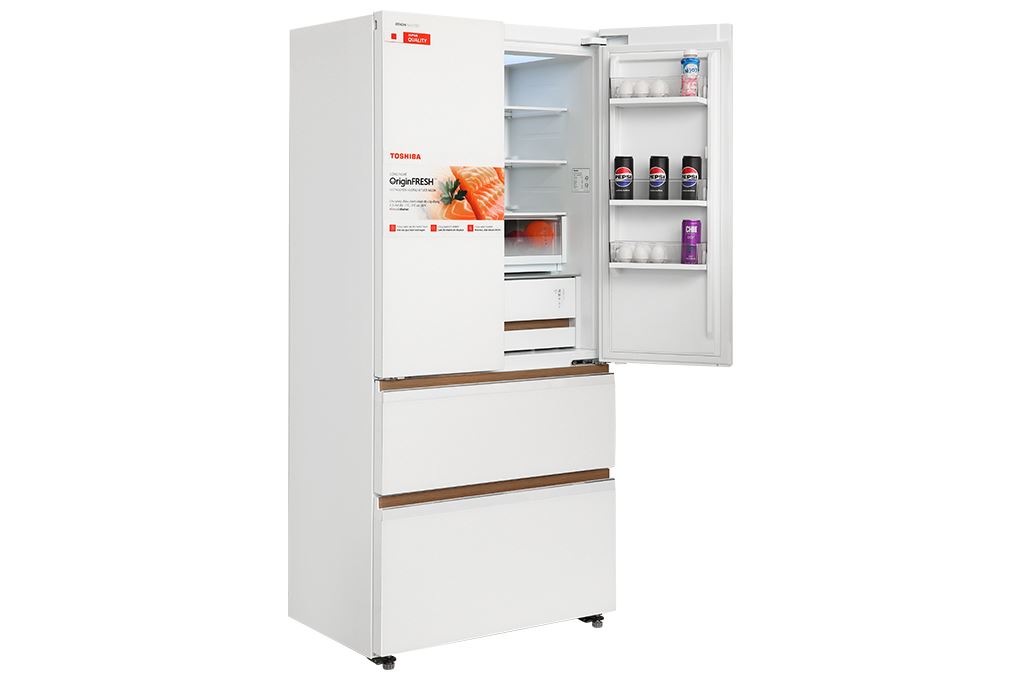 Tủ lạnh Toshiba Inverter 533 lít Japandi Multi Door GR-RF690WI-PGV(67) Màu Trắng