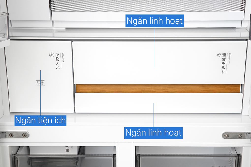 Tủ lạnh Toshiba Inverter 535 lít Japandi Multi Door GR-RF695WI-PGV(67) Màu Trắng