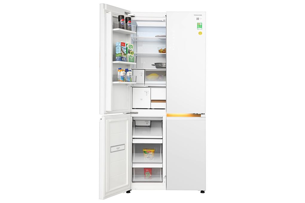 Tủ lạnh Toshiba Inverter 535 lít Japandi Multi Door GR-RF695WI-PGV(67) Màu Trắng