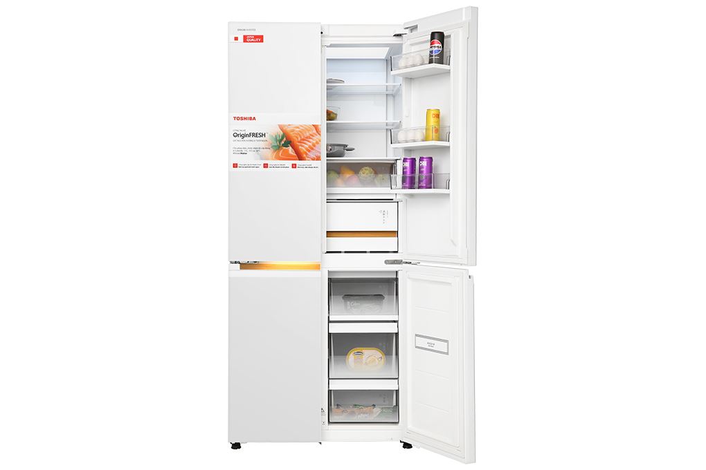 Tủ lạnh Toshiba Inverter 535 lít Japandi Multi Door GR-RF695WI-PGV(67) Màu Trắng