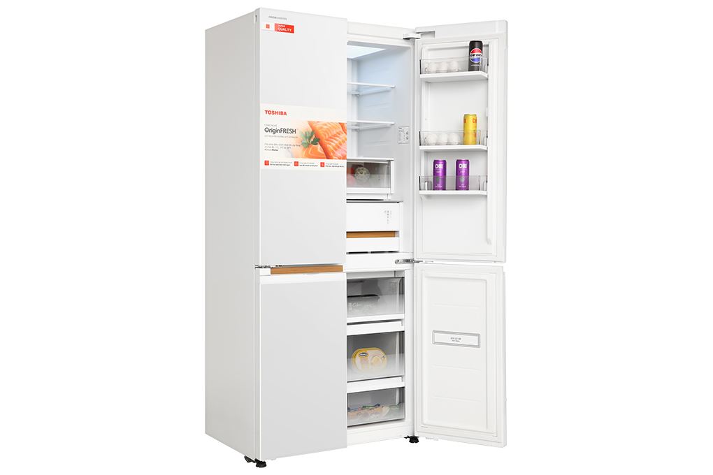 Tủ lạnh Toshiba Inverter 535 lít Japandi Multi Door GR-RF695WI-PGV(67) Màu Trắng