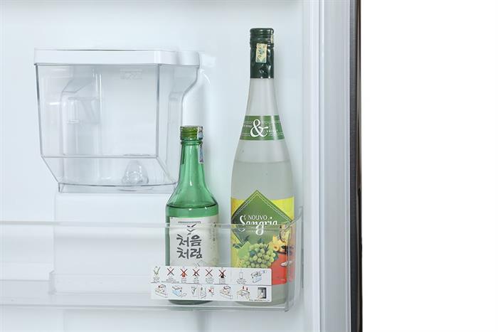 Tủ lạnh LG Inverter 332 lít LBD33BLMA Màu Đen