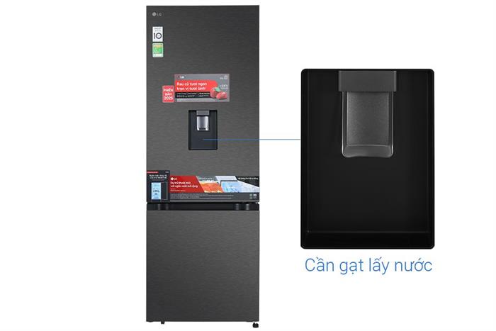 Tủ lạnh LG Inverter 332 lít LBD33BLMA Màu Đen