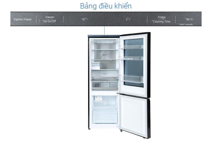 Tủ lạnh LG Inverter 340 lít InstaView LBB33BLMAI Màu Đen