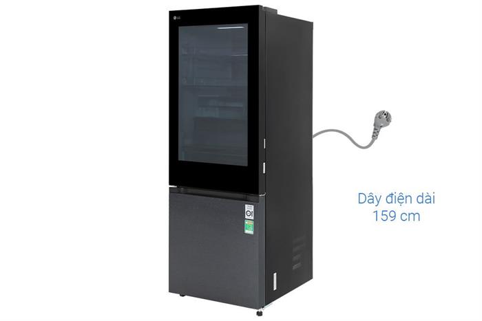 Tủ lạnh LG Inverter 340 lít InstaView LBB33BLMAI Màu Đen