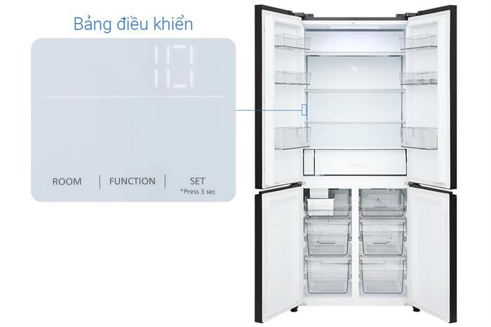 Tủ lạnh Panasonic Inverter 510 lít Multi Door NR-X561BK-VN​ Màu Đen