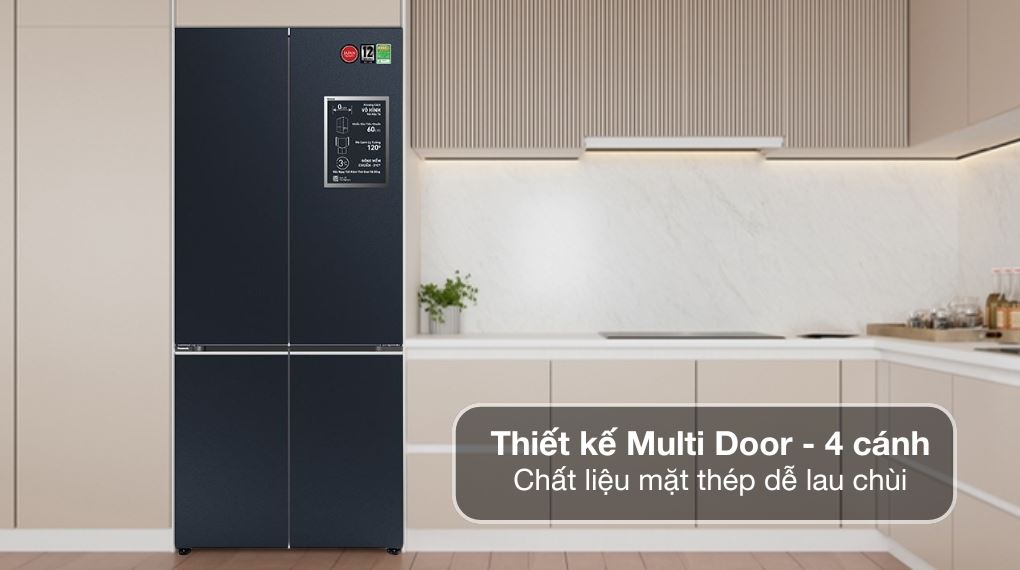 Tủ lạnh Panasonic Inverter 510 lít Multi Door NR-X561GB-VN - Tổng quan thiết kế