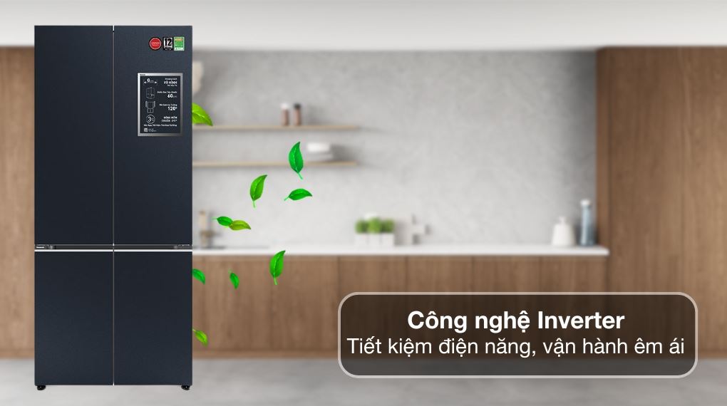 Tủ lạnh Panasonic Inverter 510 lít Multi Door NR-X561GB-VN - Công nghệ Inverter tiết kiệm điện