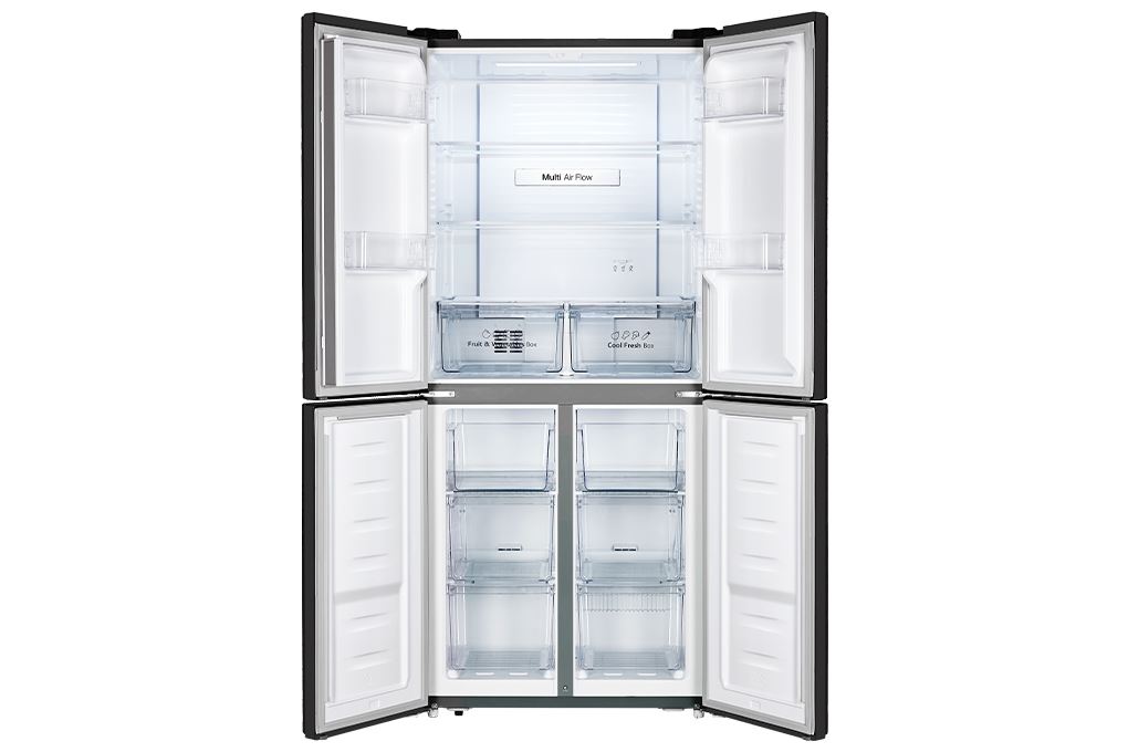 Tủ lạnh Hisense Inverter 427 lít Multi Door RQ519N4EBU Màu Đen