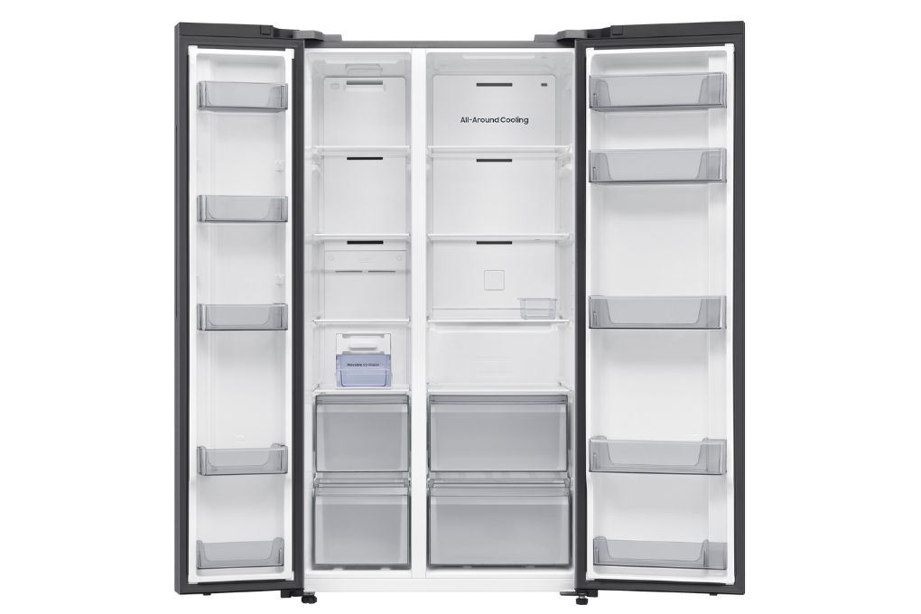 Tủ lạnh Samsung Inverter 655 lít Side By Side RS70F65Q3TSV Màu Xám
