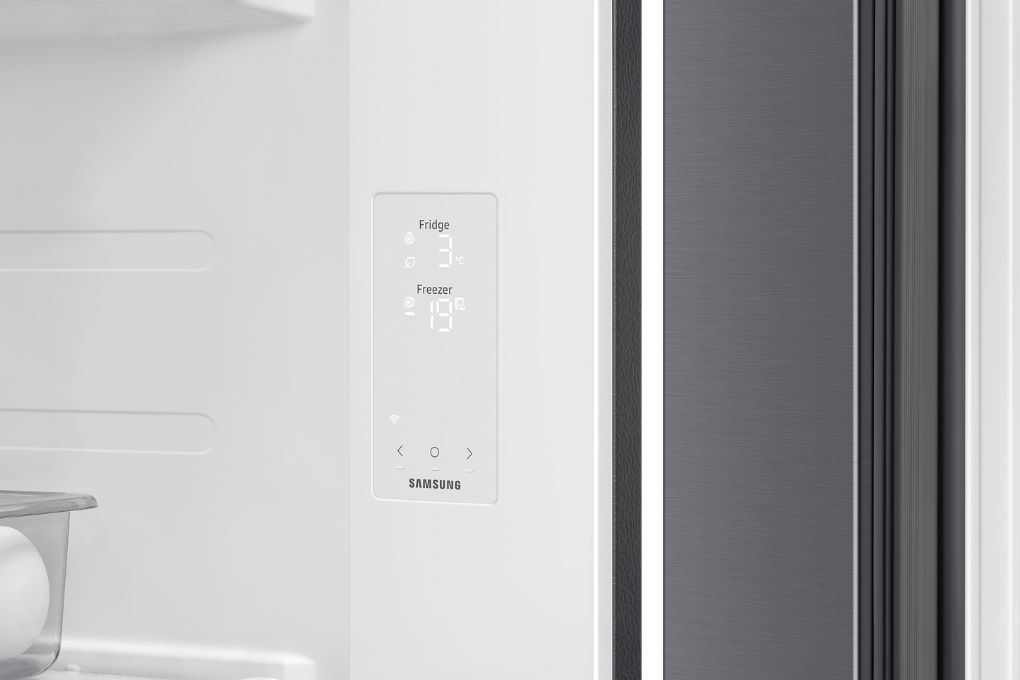 Tủ lạnh Samsung Inverter 655 lít Side By Side RS70F65Q3TSV Màu Xám