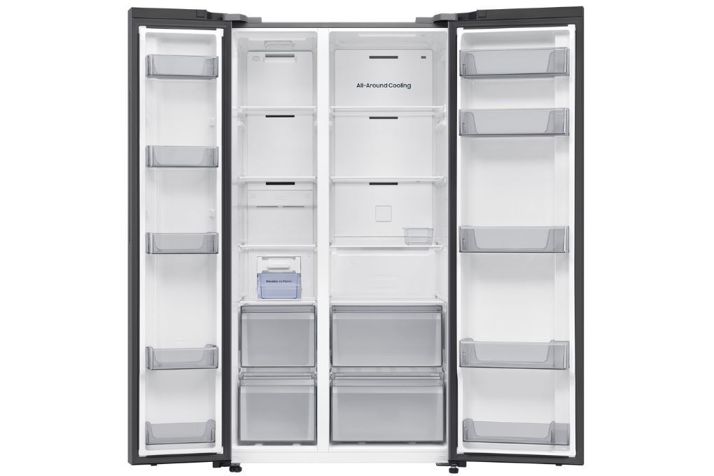 Tủ lạnh Samsung Inverter 655 lít Side By Side RS70F65Q3FSV Màu Đen