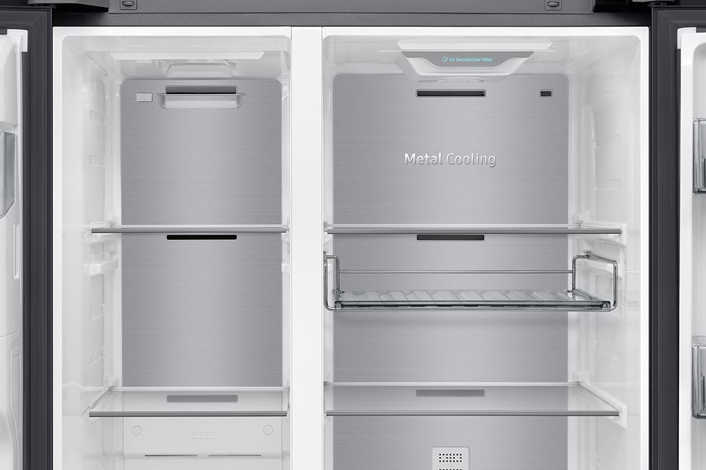 Tủ lạnh Samsung Inverter 615 lít Side By Side AI Home RS90F65D2FSV Màu Đen
