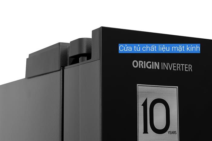 Tủ lạnh Toshiba Inverter 711 lít Side By Side GR-RS905WIA-PGV(22)-XK Màu Đen