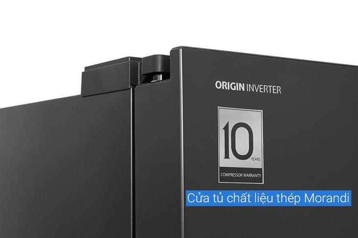 Tủ lạnh Toshiba Inverter 711 lít Side By Side GR-RS910WI-PMV(06)-MG Màu Xám