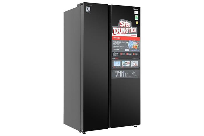 Tủ lạnh Toshiba Inverter 711 lít Side By Side GR-RS910WI-PMV(06)-MG Màu Xám