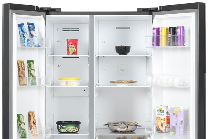 Tủ lạnh Toshiba Inverter 711 lít Side By Side GR-RS910WI-PMV(06)-MG Màu Xám