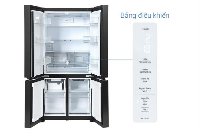 Tủ lạnh LG Inverter 575 lít Multi Door LFB58BLMA Màu Đen