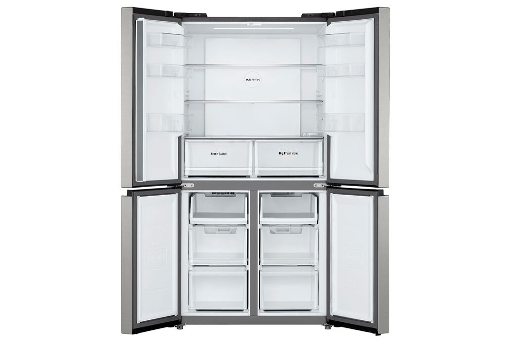 Tủ lạnh LG Inverter 474 lít Multi Door LFB47SVM Màu Bạc