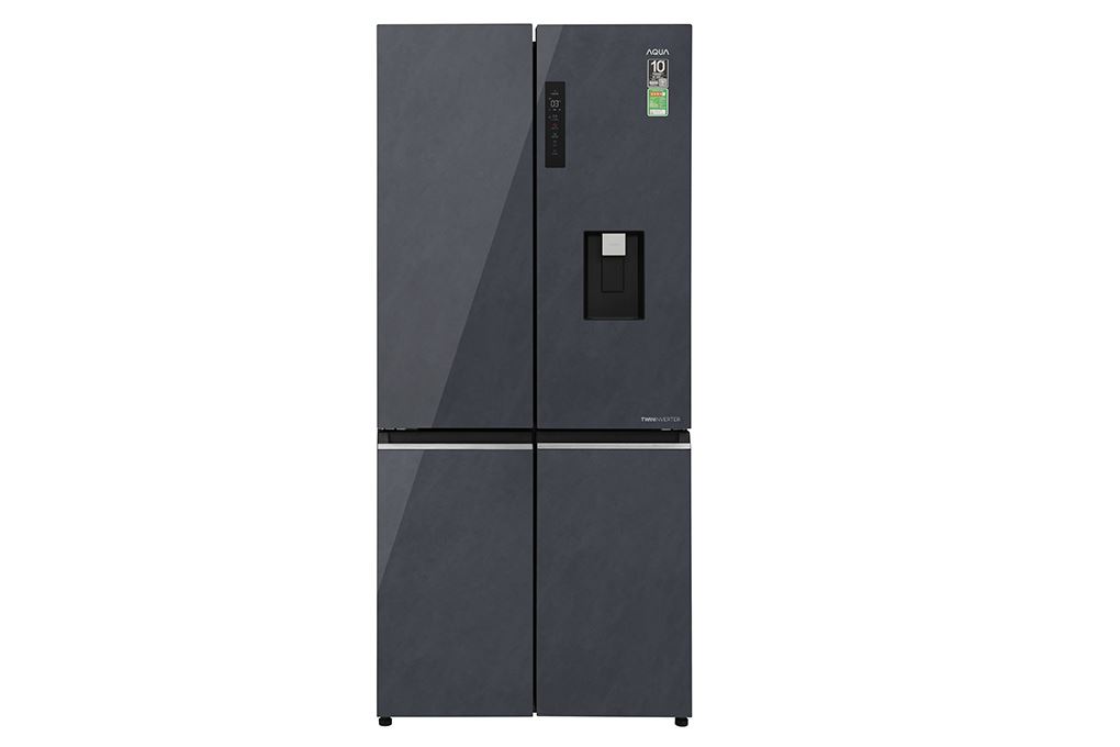 Tủ lạnh Aqua Inverter 522 lít Multi Door AQR-MA600XA(WGL)U1 Màu Đen