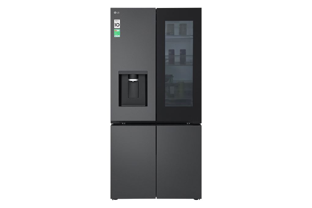 Tủ lạnh LG Inverter 576 lít Multi Door InstaView LFD58BLMAI Màu Đen