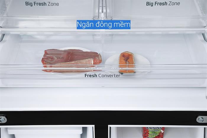 Tủ lạnh LG Inverter 576 lít Multi Door InstaView LFD58BLMAI Màu Đen