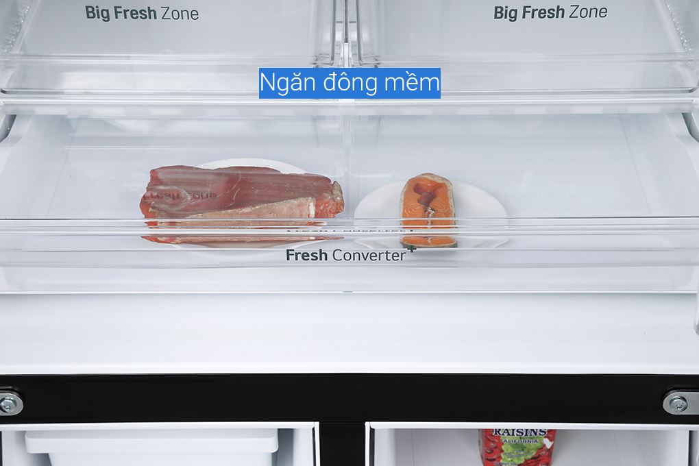 Tủ lạnh LG Inverter 576 lít Multi Door InstaView LFD58BLMAI Màu Đen
