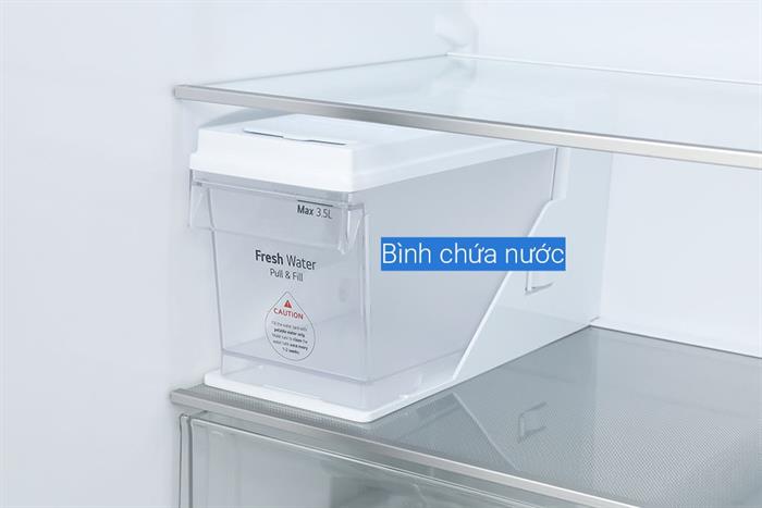 Tủ lạnh LG Inverter 576 lít Multi Door InstaView LFD58BLMAI Màu Đen