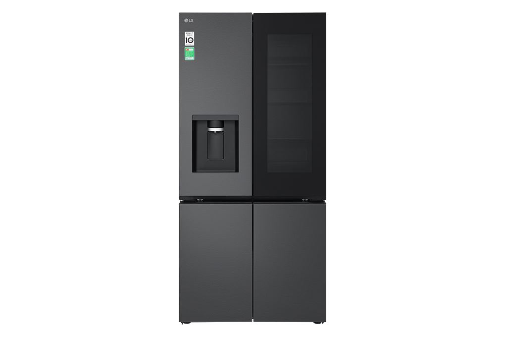 Tủ lạnh LG Inverter 576 lít Multi Door InstaView LFD58BLMAI Màu Đen