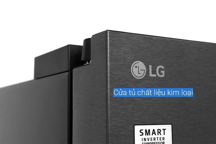 Tủ lạnh LG Inverter 576 lít Multi Door InstaView LFD58BLMAI Màu Đen