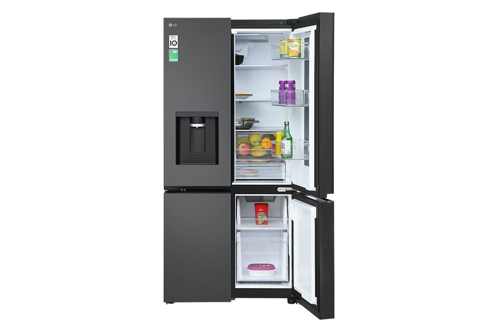 Tủ lạnh LG Inverter 576 lít Multi Door InstaView LFD58BLMAI Màu Đen