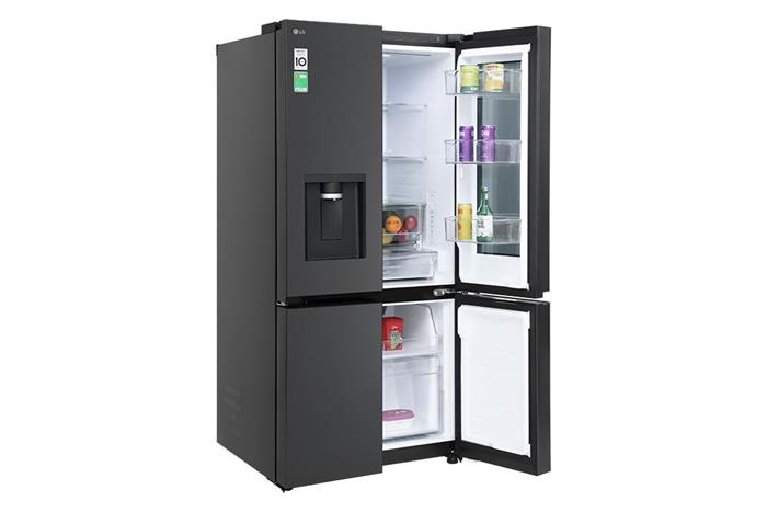 Tủ lạnh LG Inverter 576 lít Multi Door InstaView LFD58BLMAI Màu Đen