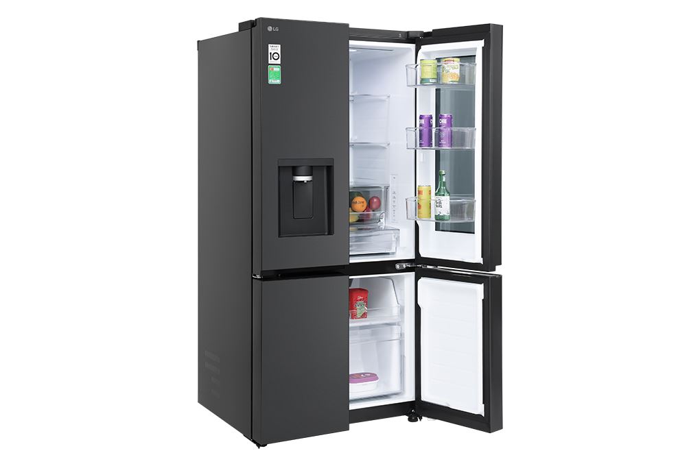 Tủ lạnh LG Inverter 576 lít Multi Door InstaView LFD58BLMAI Màu Đen