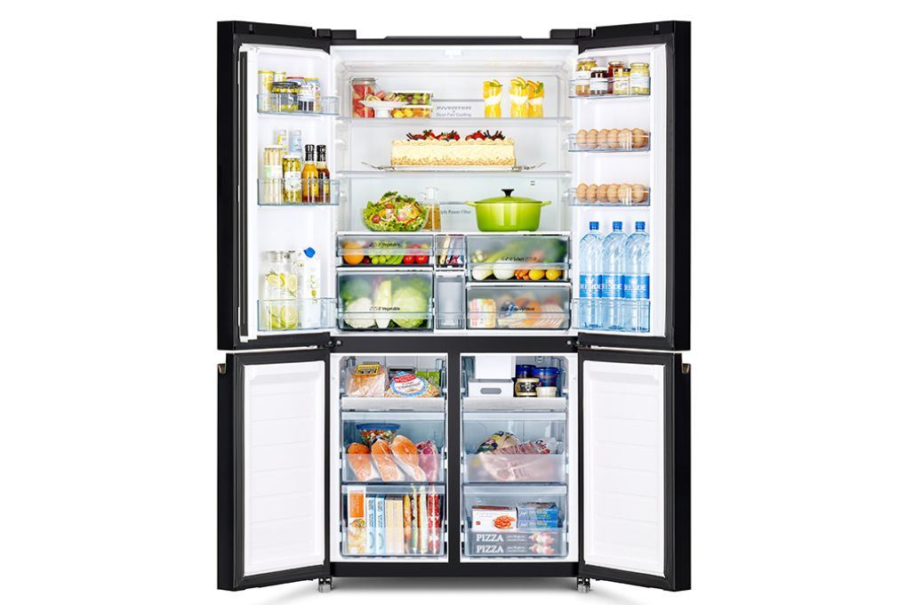 Tủ lạnh Hitachi Inverter 645 lít Multi Door R-WB700PGV4 GBK Màu Đen